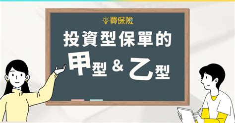 投資型保單甲乙丙丁戊|投資型保單的甲、乙、丙、丁型(數字很多，害怕的朋友直接跳最。